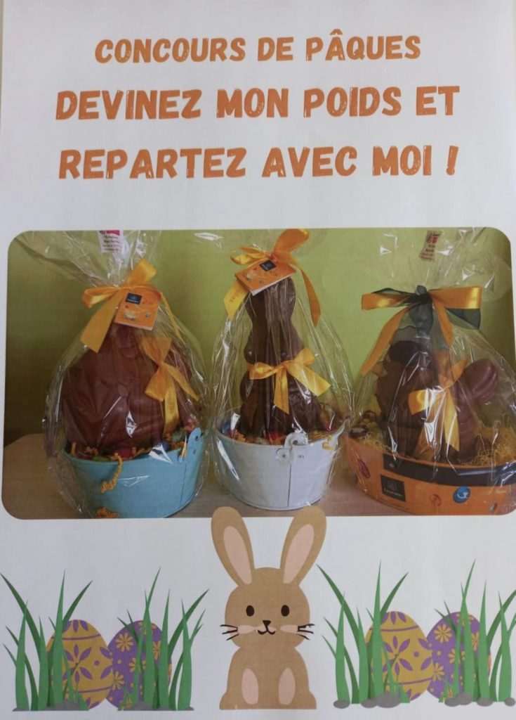 EHPAD Illats Les Graves - Affiche concours de Pâques